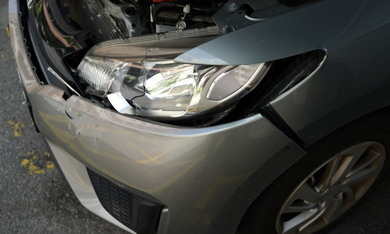 Hit-By-A-Stolen-Car-Blog Broken Car