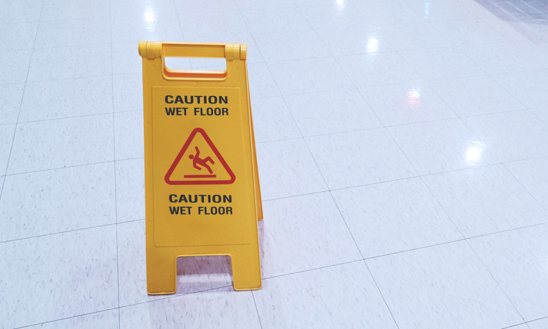 Slip-And-Fall-Blog Slip and Fall Sign