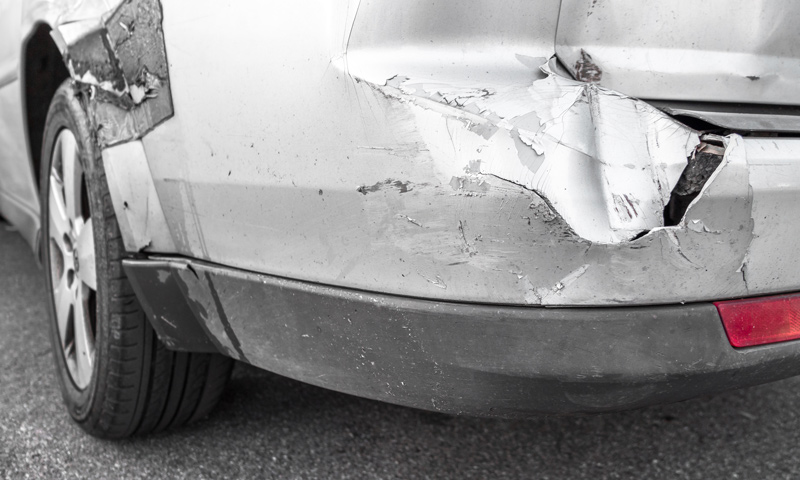 Hit-and-Run-Blog Damaged car