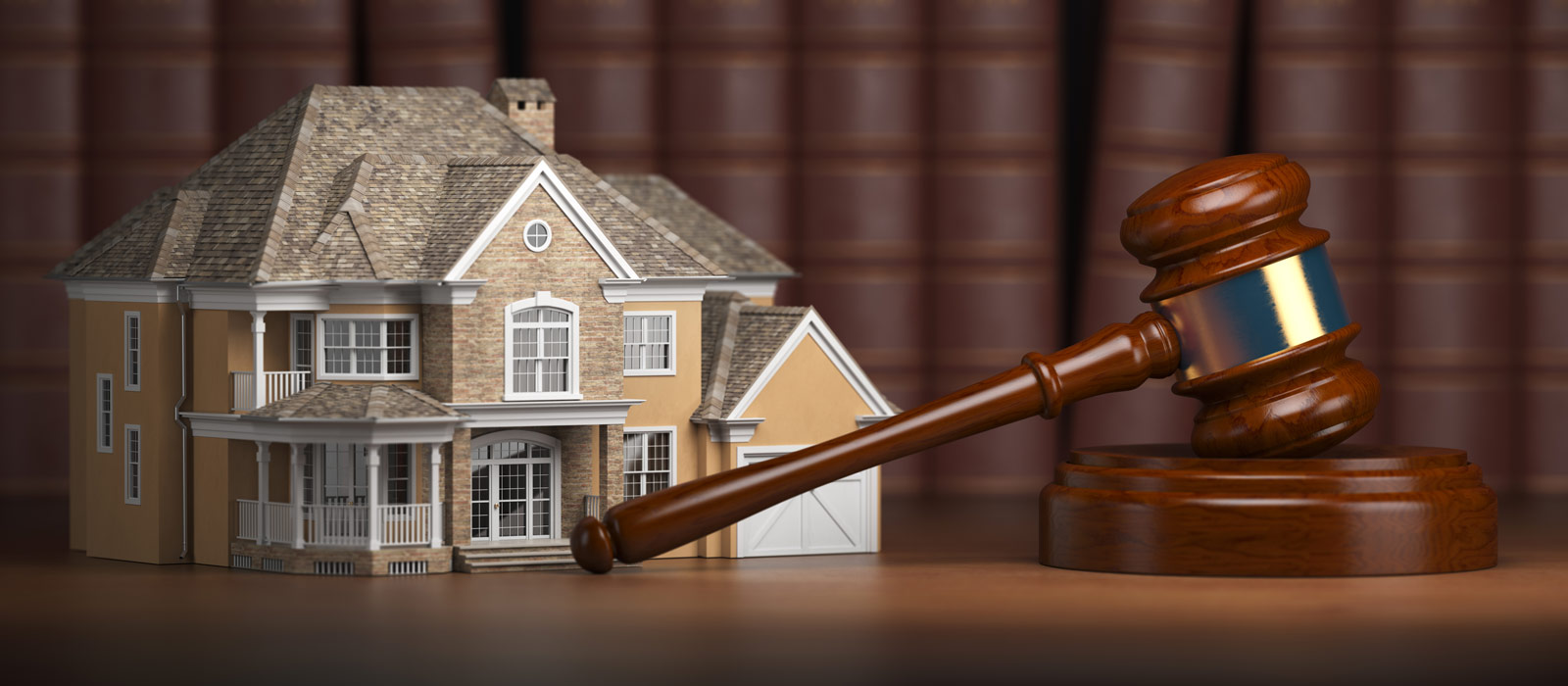 House and legal gavel
